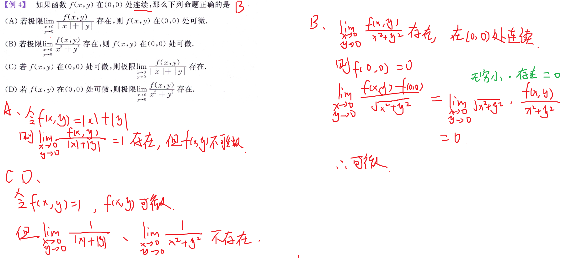 可微条件