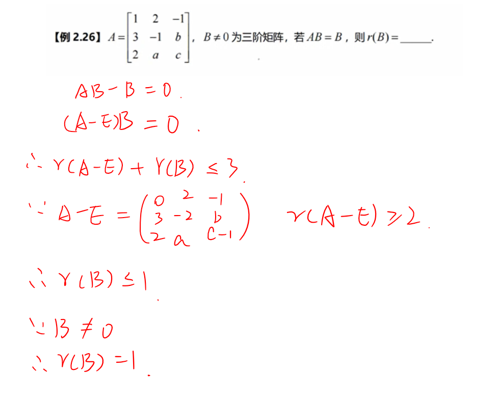 秩性质